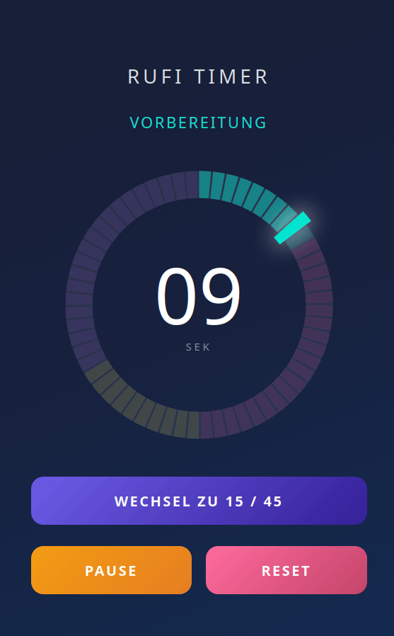 RuFi Yoga Timer Demo